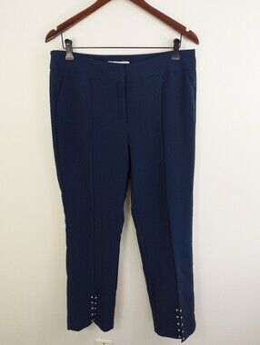 89th And Madison Navy Blue Ankle Pants Size 12